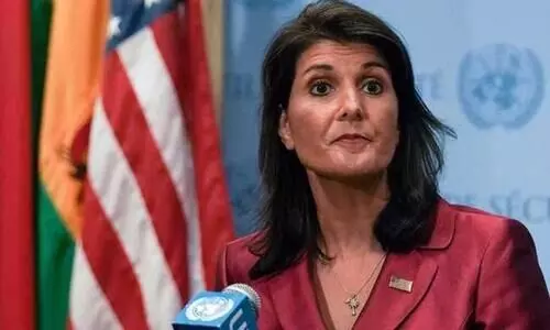 ചൈനയിലെ ശീതകാല ഒളിമ്പിക്​സ്​ യു.എസ്​ ബഹിഷ്​കരിക്കണം –നിക്കി ഹാലി