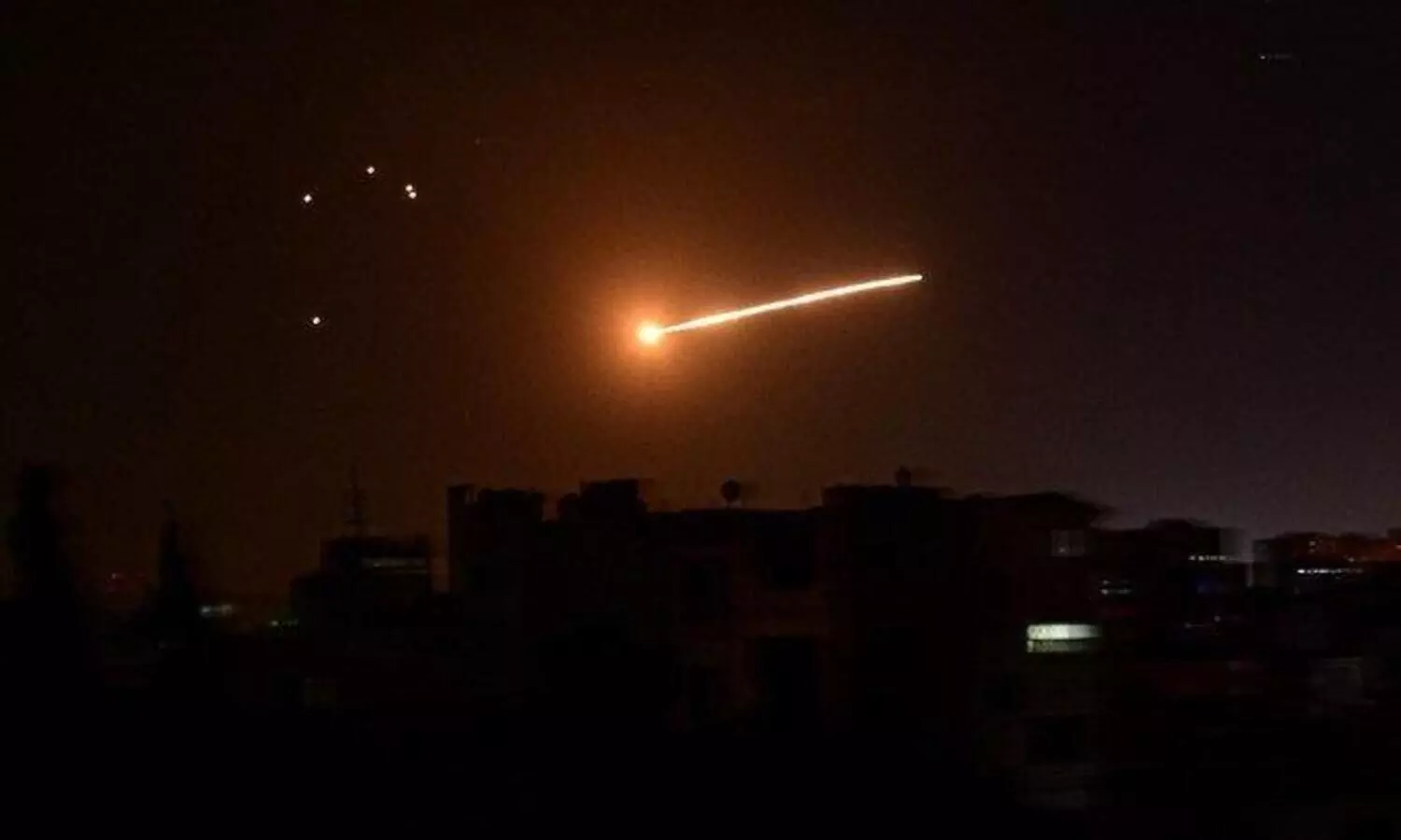 സിറിയയിൽ വീണ്ടും ഇസ്രായേൽ മിസൈൽ ആക്രമണം