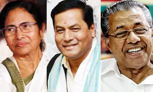 Mamata Banerjee, sarbananda sonowal, pinarayi vijayan