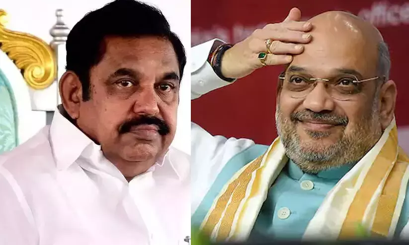 edappady palaniswami, amit shah edappady palaniswami, amit shah