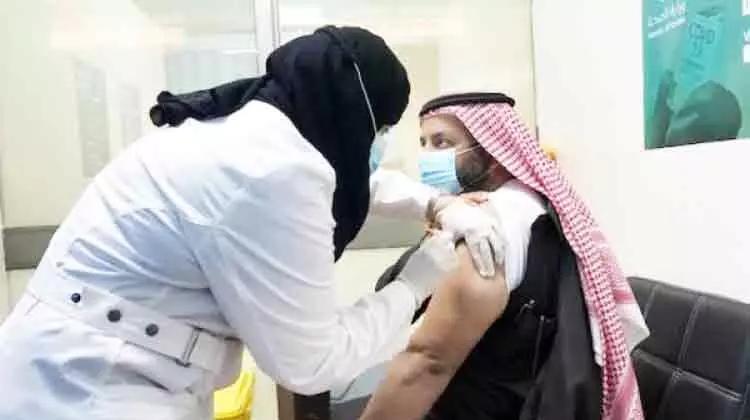 കോ​വി​ഡ് പ്ര​തി​രോ​ധം: ജു​ബൈ​ലി​ൽ വാ​ക്‌​സി​നേ​ഷ​ൻ സെൻറ​ർ പ്ര​വ​ർ​ത്ത​ന​മാ​രം​ഭി​ച്ചു