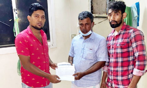 സ്‌​പോ​ൺ​സ​റു​ടെ മ​ര​ണ​വും കൂ​ടെ അ​സു​ഖ​വും: തി​രൂ​ർ സ്വ​ദേ​ശി​ക്ക് ഇ​ന്ത്യ​ൻ സോ​ഷ്യ​ൽ ഫോ​റം തു​ണ​യാ​യി