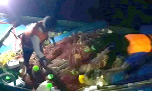 wrecked fishing boat