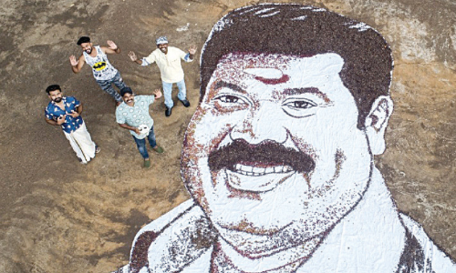 kalabahvan manis drawing with coffee bean