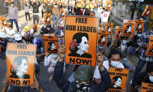 മ്യാൻമറിൽ ചോരപ്പുഴയൊഴുക്കി സൈന്യം; ബുധനാഴ്ച ​ജീവൻ ​െപാലിഞ്ഞത്​ 38 പേർക്ക്​