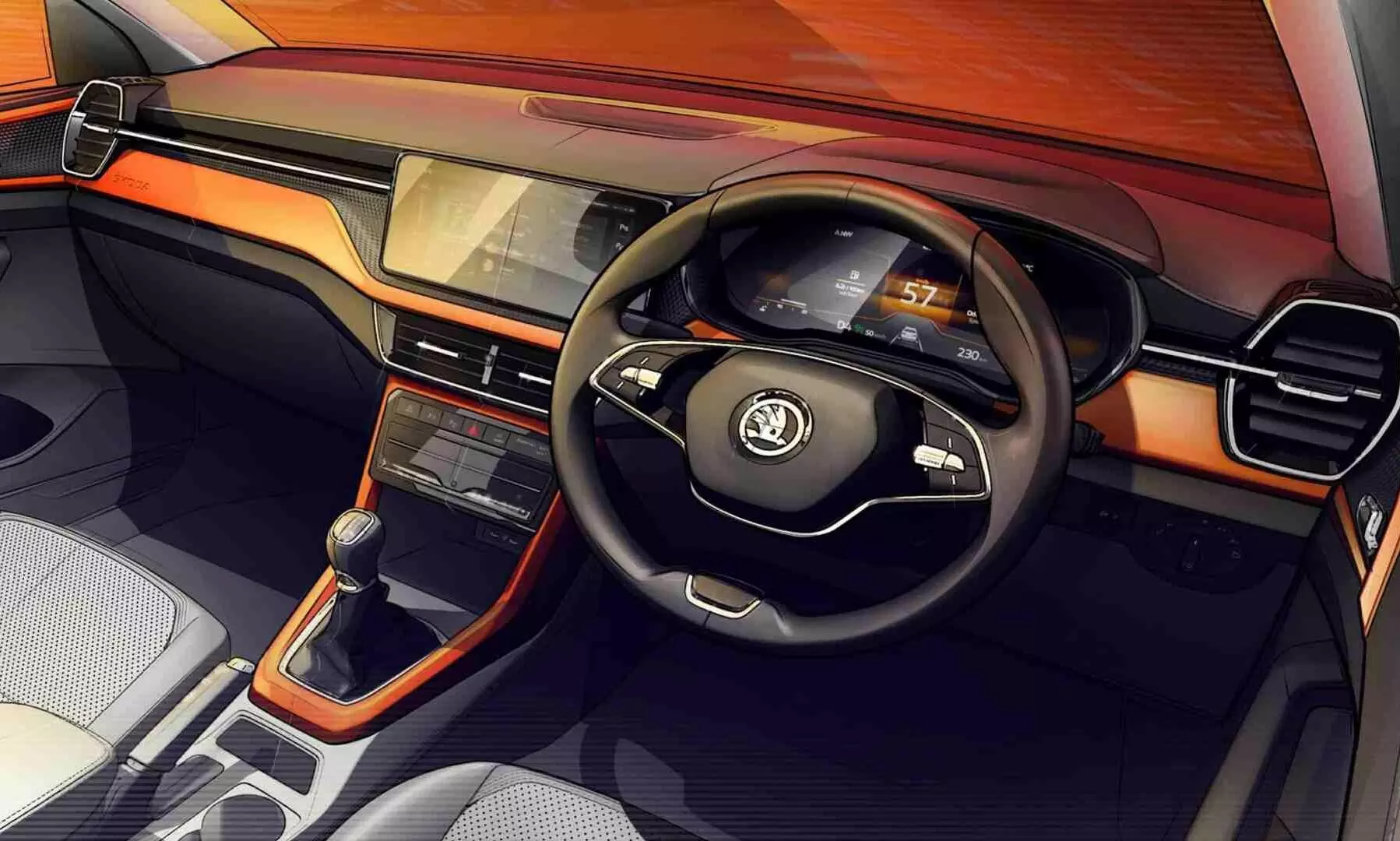 യൂറോപ്യൻ ഫിറ്റും ഫിനിഷും; കുശാക് ഇന്റീരിയർ ചിത്രങ്ങൾ പുറത്തുവിട്ട് സ്കോഡ യൂറോപ്യൻ ഫിറ്റും ഫിനിഷും; കുശാക് ഇന്റീരിയർ ചിത്രങ്ങൾ പുറത്തുവിട്ട് സ്കോഡ