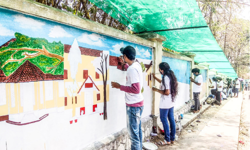 aluva uc college wall