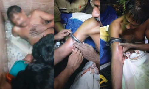 ഡ്രെയിനേജ് പൈപ്പിനുള്ളിൽ കൈ കുടുങ്ങിയത്​ മദ്യക്കുപ്പി എടുക്കുന്നതിനിടെയല്ല