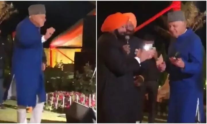 Farooq Abdullah dance