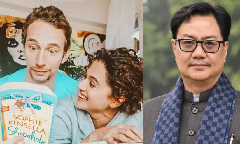 അക്കാര്യത്തിൽ ഇടപെടേണ്ട.. നിങ്ങളുടെ ഡ്യൂട്ടി ചെയ്യൂ; തപ്​സിയുടെ കാമുകനോട്​ കേന്ദ്ര മന്ത്രി