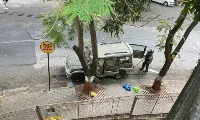 Scorpio found outside Mukesh Ambanis home