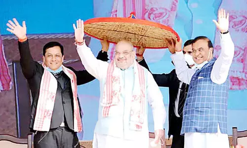 sarbananda sonowal, amit shah, himananda biswas