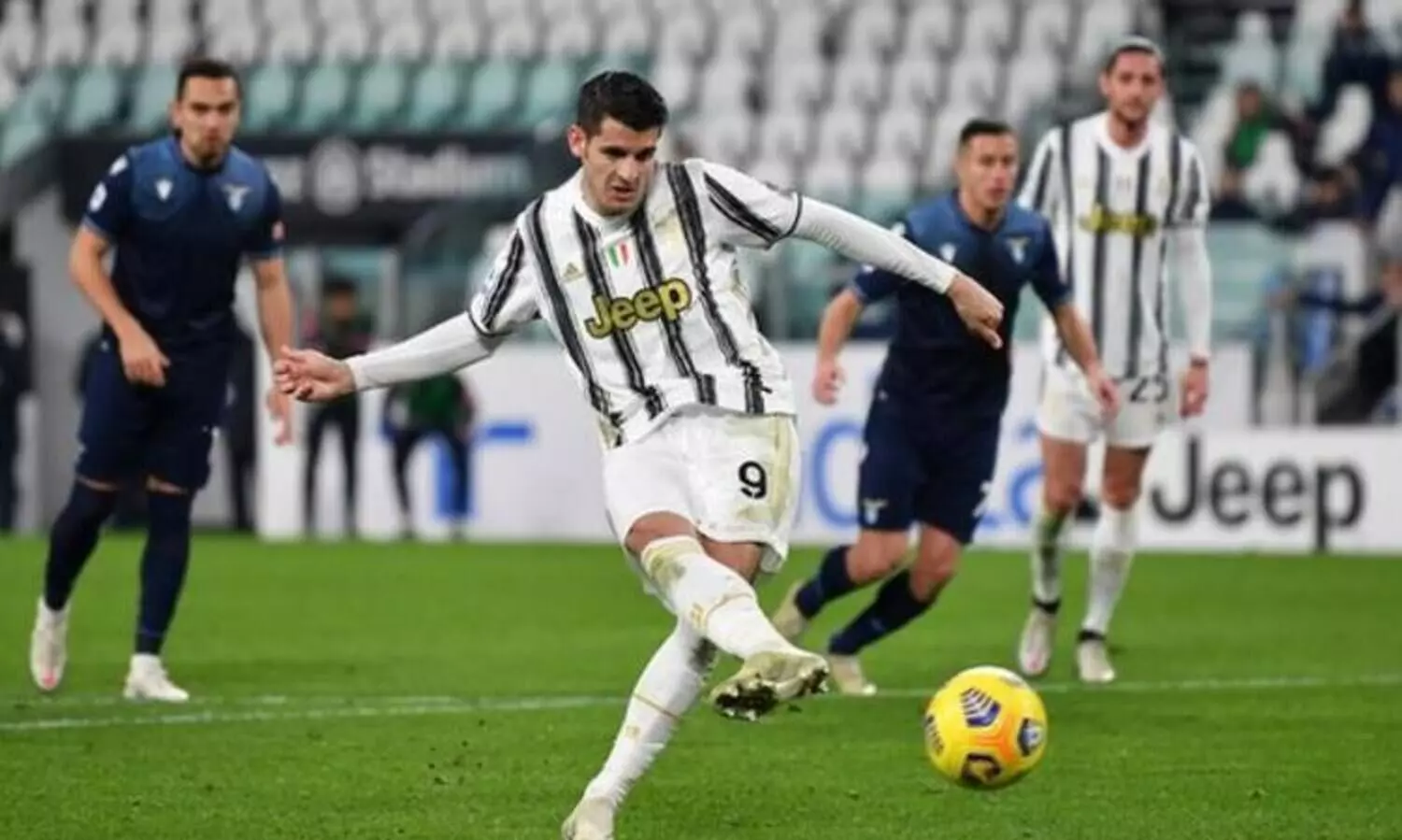 ഇരട്ട ഗോളുമായി മൊറാറ്റ; ലാസിയോക്കെതിരെ ജയിച്ച്​ യുവന്‍റസ്​