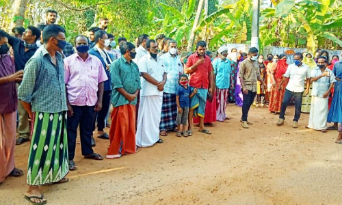 മണമ്പൂർ പഞ്ചായത്തിലെ ജനവാസ മേഖലയിൽ പൊതുശ്മശാനം: പ്രതിഷേധവുമായി നാട്ടുകാർ