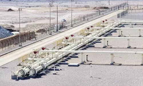 ദു​ക​മി​ലേ​ക്കു​ള്ള വാ​ത​ക പൈ​പ്പ്​​ലൈ​ൻ പ​ദ്ധ​തി പൂ​ർ​ത്തി​യാ​യി