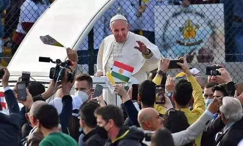 സാഹോദര്യവും സമാധാനവും പുലരട്ടെ; മാർപ്പാപ്പയുടെ ഇറാഖിലെ ചരിത്രസംഗമത്തിന്​ പരിസമാപ്തി