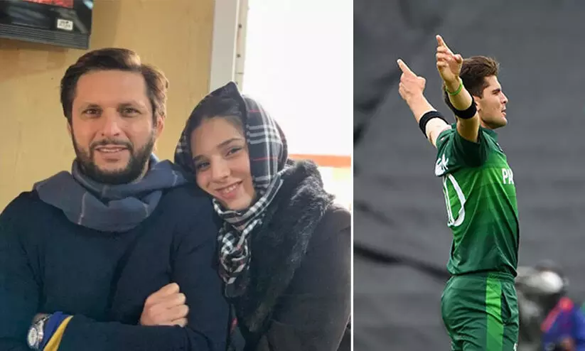 shahid afridi aqsa and shaheen