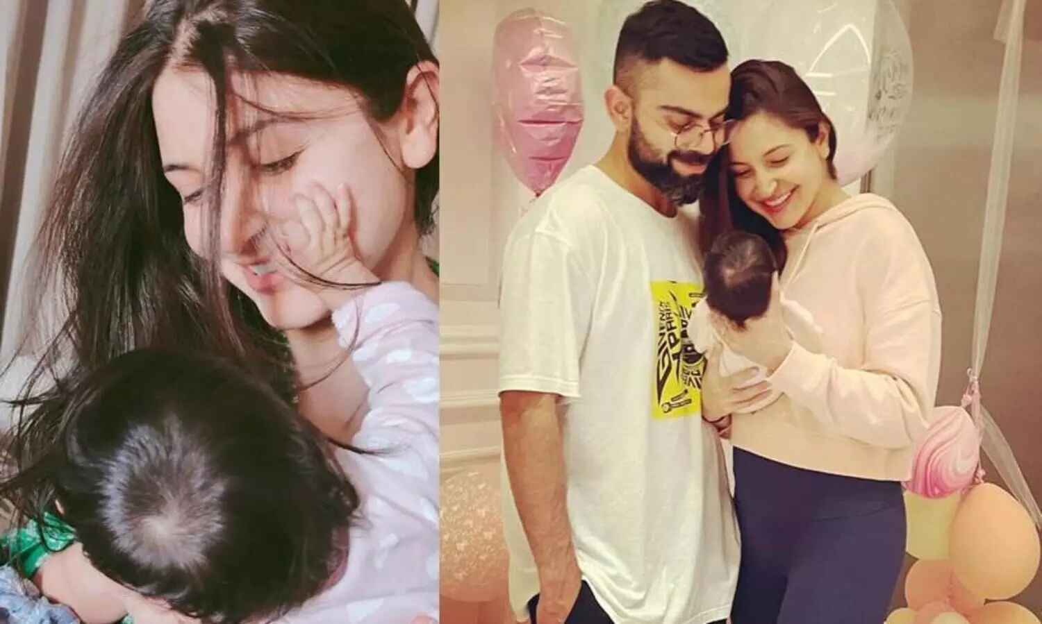 Virat Kohli, Anushka Sharma and daughter Vamika