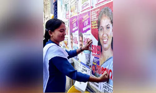 ഇവിടെയുണ്ട്​, പ്രചാരണം തുടങ്ങിയ സ്​ഥാനാർഥി