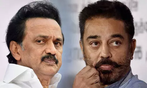 MK Stalin and Kamal Haasan