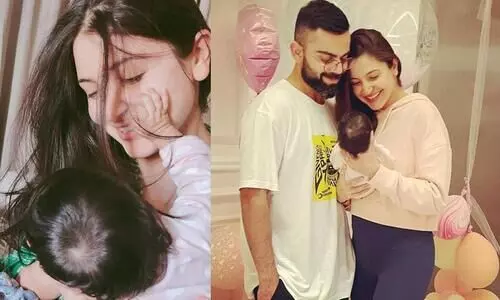 Virat Kohli, Anushka Sharma and daughter Vamika