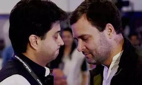 സിന്ധ്യ ബി.ജെ.പിയിലെ ബാക്ക്​ ബെഞ്ചർ; കോൺഗ്രസിനൊപ്പമായിരുന്നെങ്കിൽ മുഖ്യമന്ത്രി ആകുമായിരുന്നു -രാഹുൽ