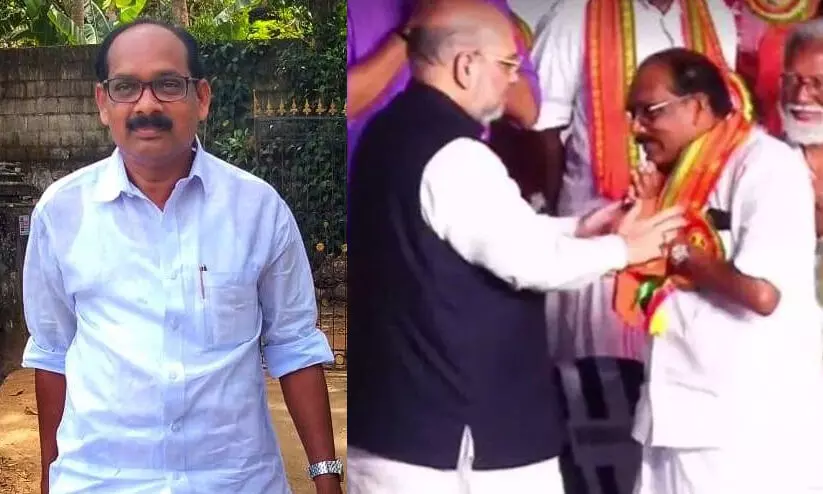 pandalam prathapan joins bjp