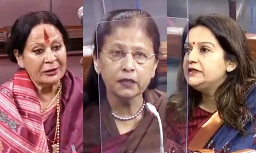 Priyanka Chaturvedi, Dr Fauzia Khan, Sonal Mansingh