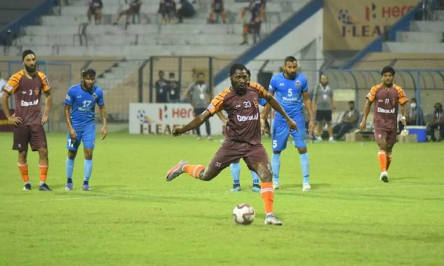 ഒന്നാം സ്ഥാനക്കാരെയും അട്ടിമറിച്ച്​ ഗോകുലത്തിന്‍റെ വിജയക്കുതിപ്പ്​; (3-0)