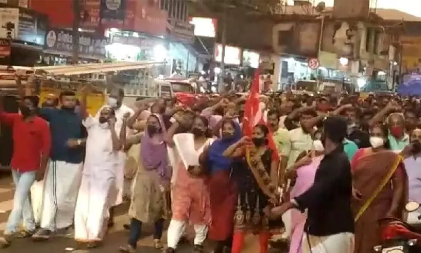ചടയമംഗലത്ത്​ സി.പി.ഐയിൽ ഭിന്നത; സ്ഥാനാർഥി നിർണയത്തിനെതിരെ പ്രകടനം
