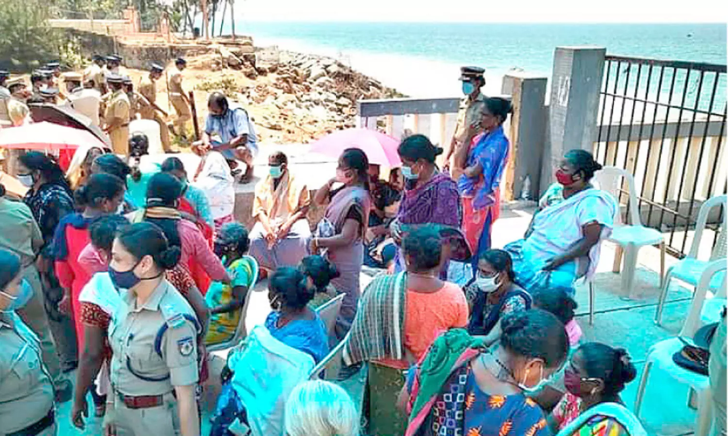 valiyathura women protest