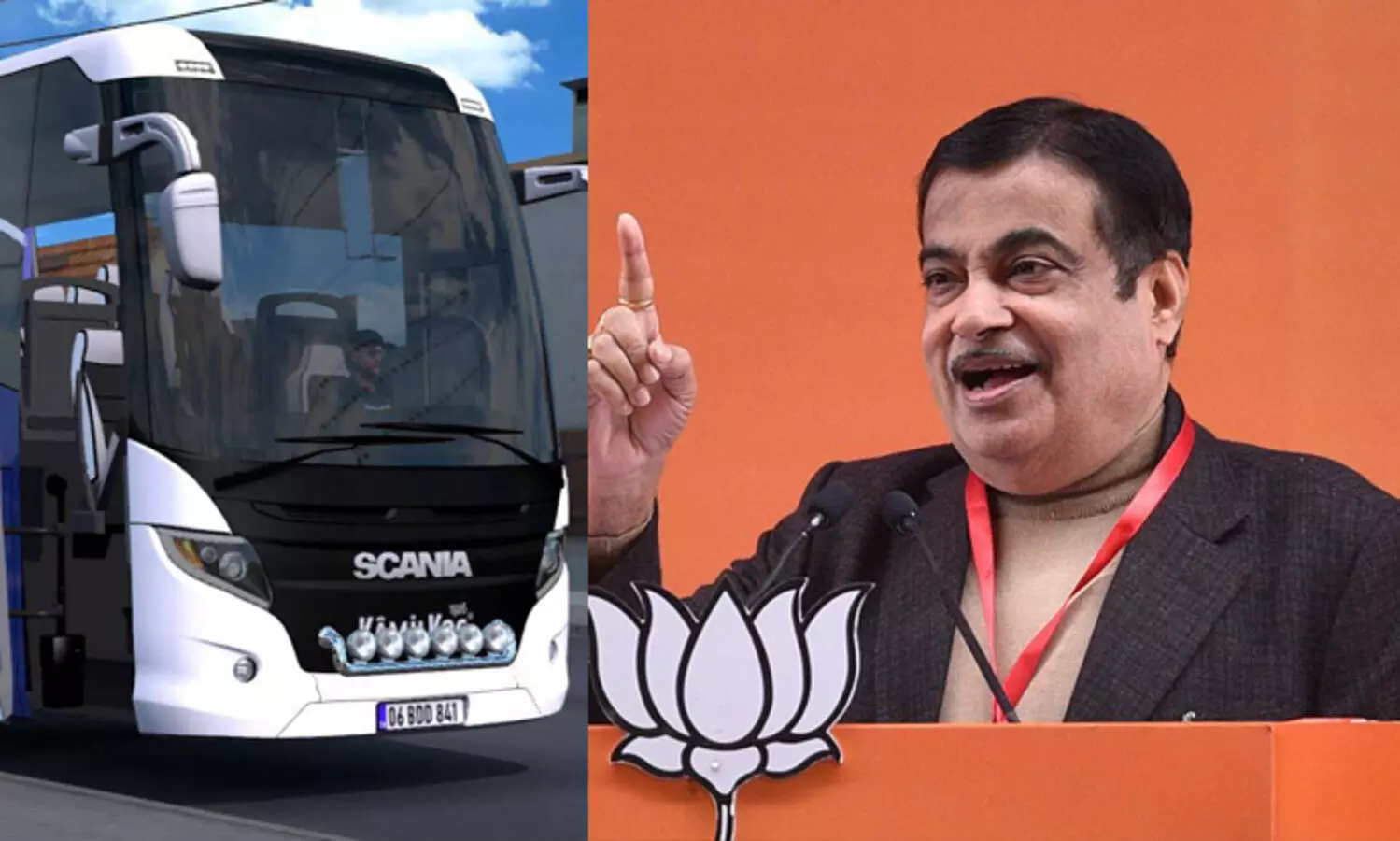 ഗഡ്​കരിക്ക്​ കൈക്കൂലിയായി സ്​കാനിയ ബസ്​ നൽകിയത്​ കൂടുതൽ ഓർഡർ ലഭിക്കാൻ; ആരോപണം തള്ളി മന്ത്രി