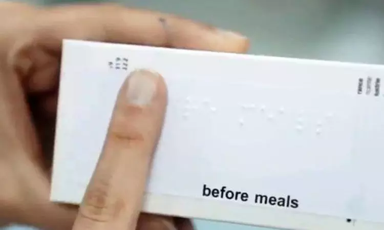 കാഴ്ച പരിമിതി തടസ്സമാവില്ല, മരുന്ന് കുറിപ്പടി   ഇനി ബ്രെയ്‌ലി ലിപിയിൽ