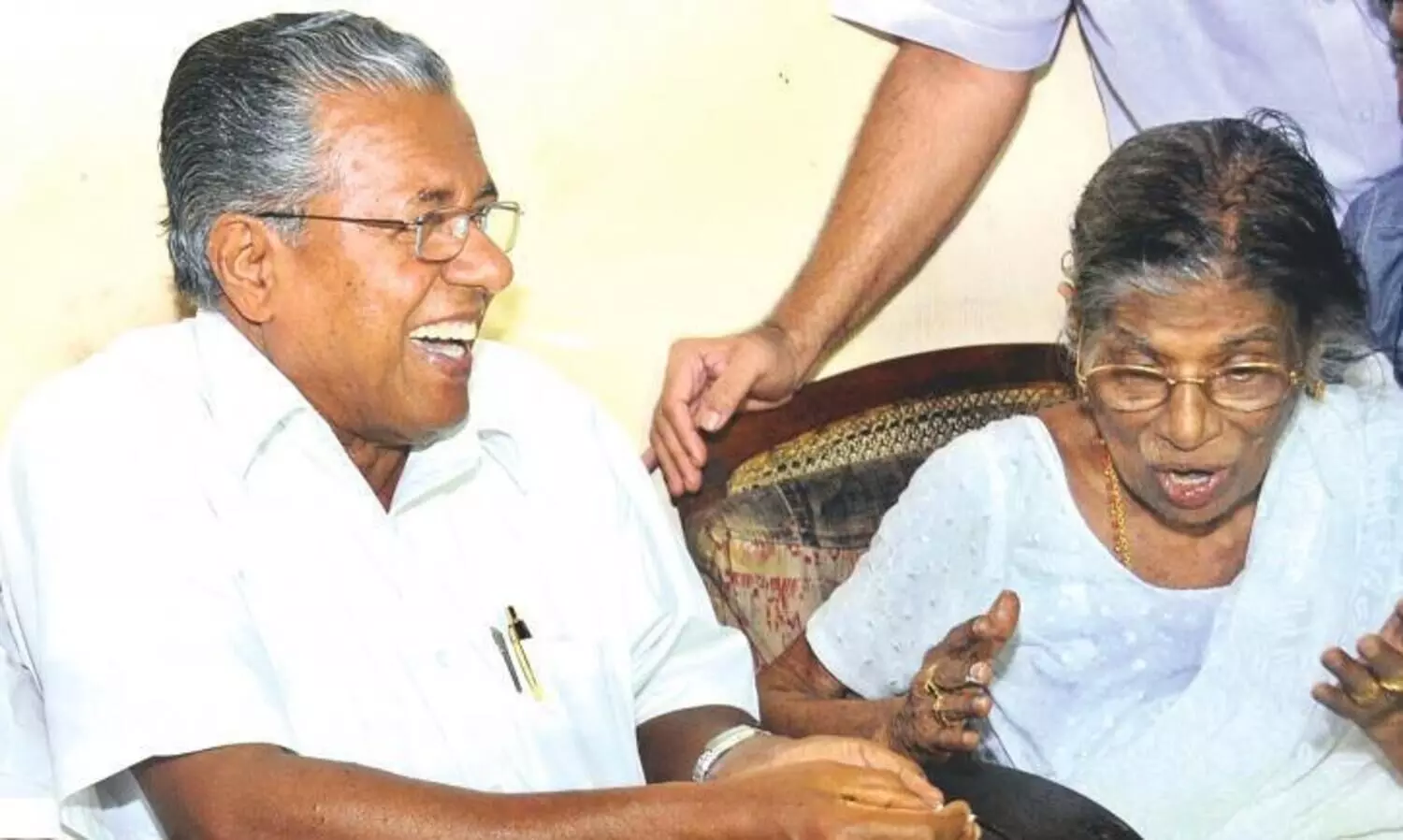 K. R. Gowri Amma and pinarayi vijayan