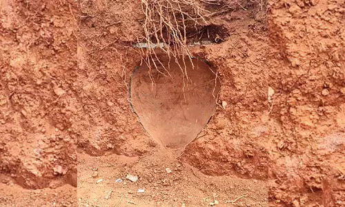 റോഡുപണിക്കിടെ നിധി കിട്ടിയെന്ന് അഭ്യൂഹം