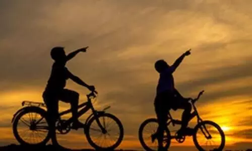 boys in cycle; representational image boys in cycle; representational image