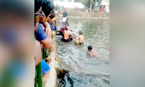 bringing up drawned death sudents deadbody