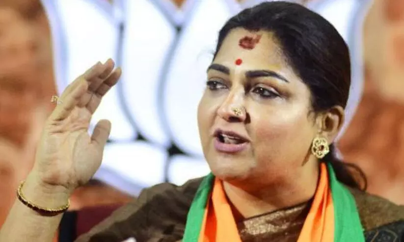 ഖുശ്​ബു ആയിരംവിളക്കിൽ; എച്ച്​. രാജ കാരക്കുടിയിൽ