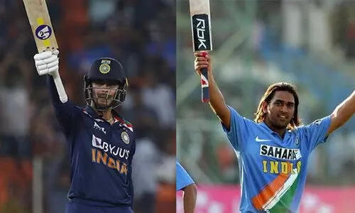 ishan kishan and dhoni