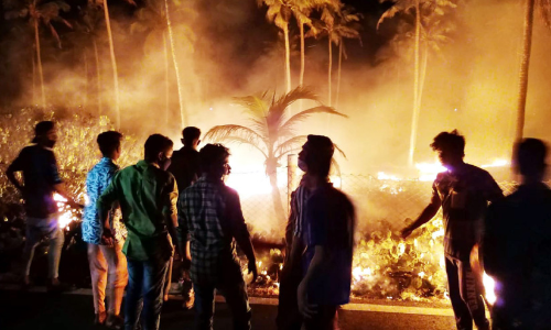 ഇരവിപുരത്ത്​ വൻ തീപിടിത്തം