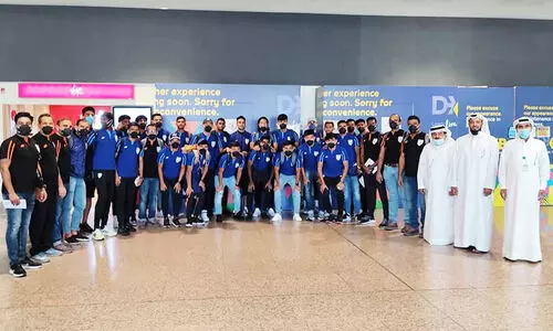 ഇന്ത്യൻ ടീം ദുബൈയിൽ; ആഷിഖും മഷ്ഹൂറും ടീമിലെ മലയാളികൾ ഇന്ത്യൻ ടീം ദുബൈയിൽ; ആഷിഖും മഷ്ഹൂറും ടീമിലെ മലയാളികൾ