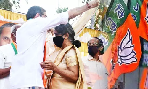 തോട്ടത്തിൽ രവീന്ദ്ര​ന്‍റെ ഉറ്റ ബന്ധു ബി.ജെ.പിയിൽ