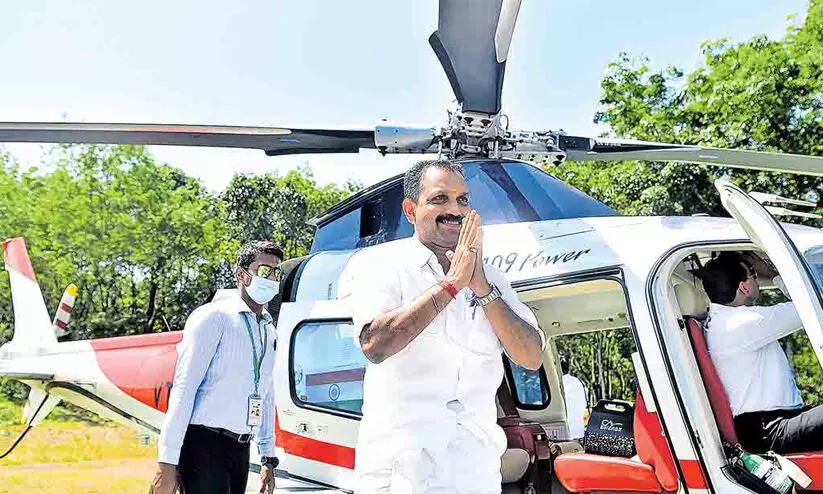 സുരേ​ന്ദ്രൻ ഹെലികോപ്​ടറിൽ ഉന്നതത്തിൽ പോകു​ന്നത് ഉന്നത ചിന്തക്ക്​ -പരിഹാസവുമായി പി.പി. മുകുന്ദൻ