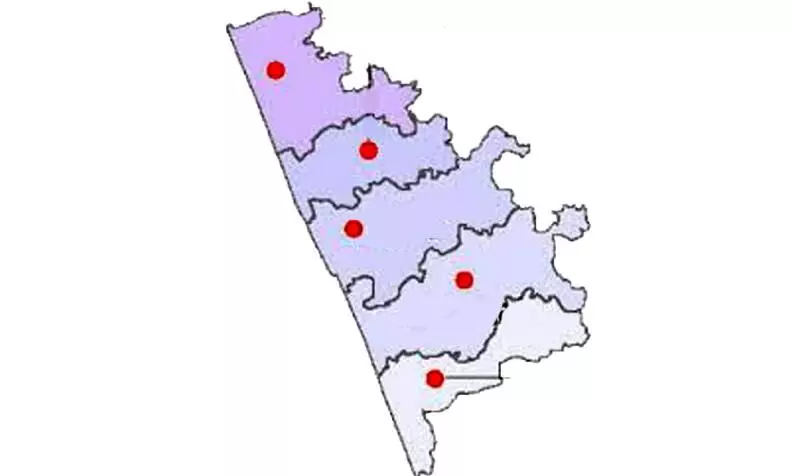 Kasaragod map Kasaragod map