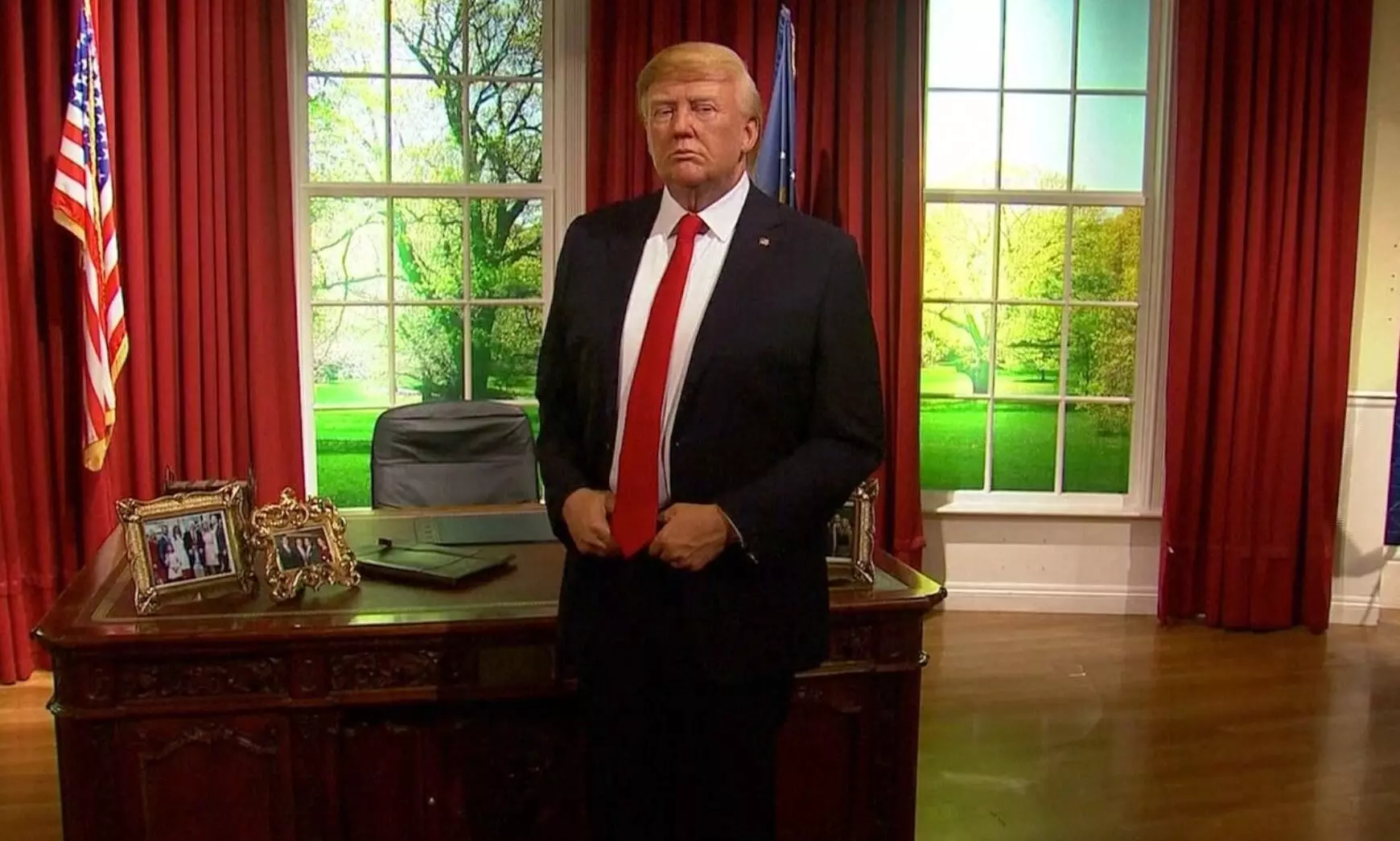 Donald Trump Wax Statue