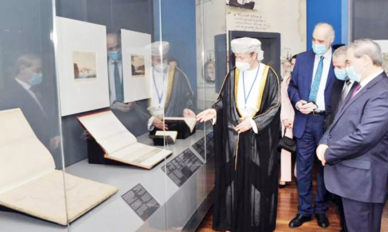 സിറിയൻ വിദേശകാര്യമന്ത്രി നാഷനൽ മ്യൂസിയം സന്ദർശിച്ചു