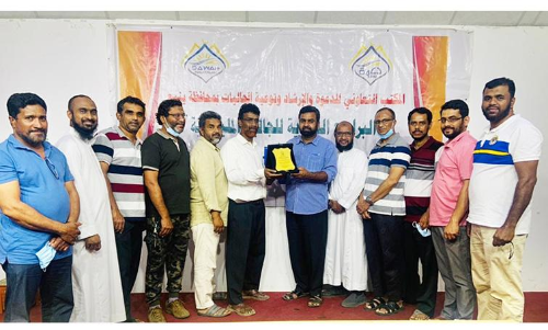 ബി.​എം. നാ​സ​ർ ക​രു​നാ​ഗ​പ്പ​ള്ളി​ക്ക് യാം​ബു ഇ​ന്ത്യ​ൻ ഇ​സ്‌​ലാ​ഹി സെൻറ​ർ യാ​ത്ര​യ​യ​പ്പ് നൽകി