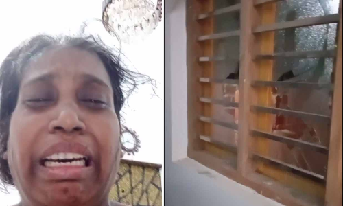 സി.പി.എമ്മുകാർ വീട്ടിലേക്ക് ബോംബെറിഞ്ഞുവെന്ന് ചിത്രലേഖ