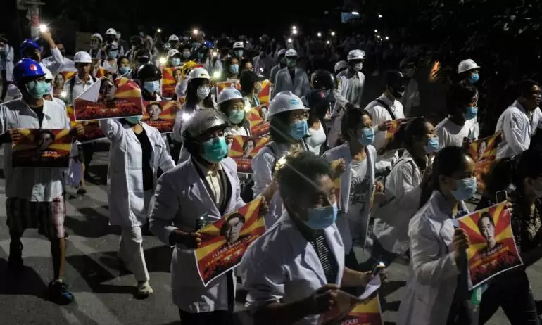 Myanmar protest Myanmar protest