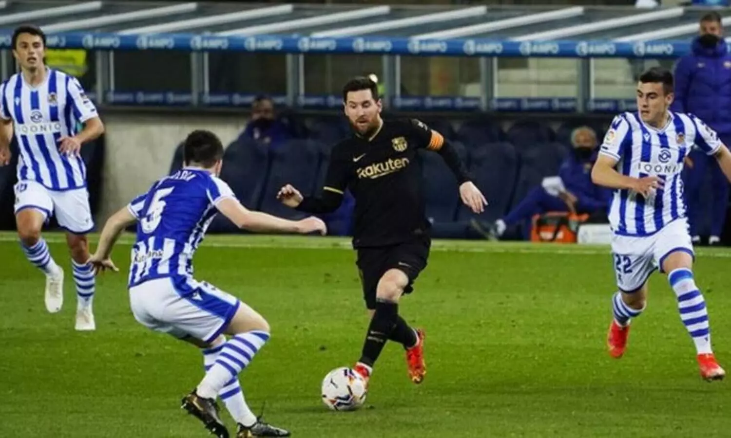 റെക്കോഡുകൾ​ ഭേദിച്ച്​ മെസ്സി പ​ടയോട്ടം; ലാ ലിഗയിൽ ബാഴ്​സക്ക്​ തകർപ്പൻ ജയം